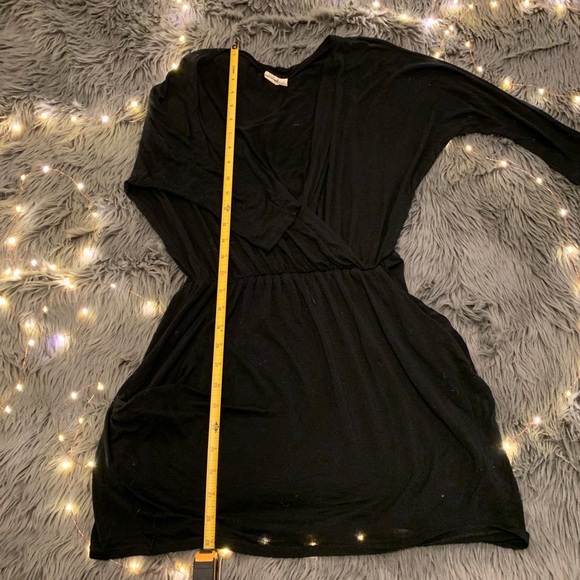 Soft 3/4 Sleeve Little Black Dress - Picture 6 of 7